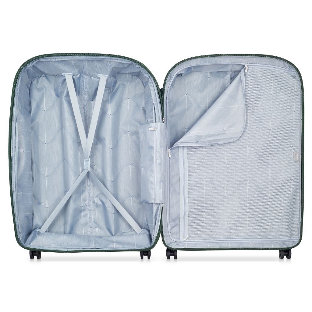 Delsey Clavel MR 76cm Medium Hardsided Spinner Luggage - Deep Green - Love Luggage