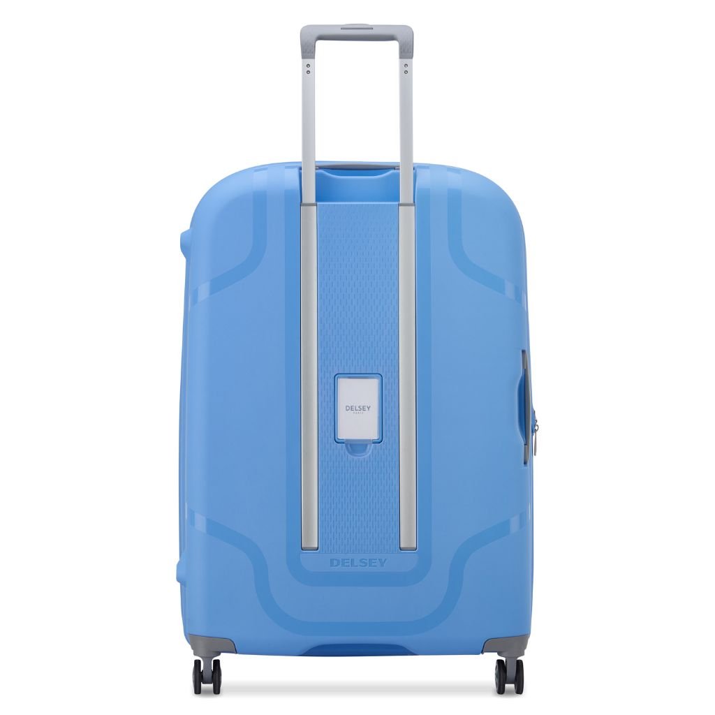 Delsey Clavel MR 76cm Medium Hardsided Spinner Luggage - Lavender Blue - Love Luggage
