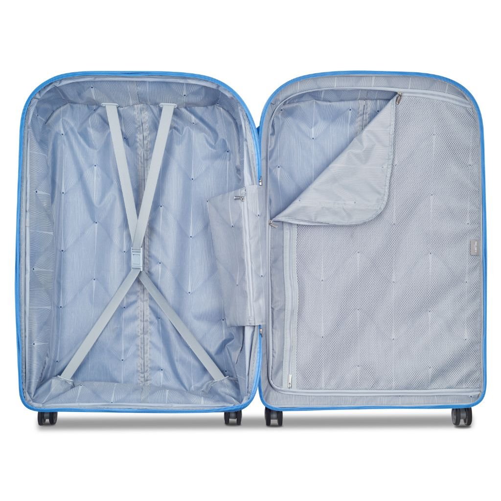 Delsey Clavel MR 76cm Medium Hardsided Spinner Luggage - Lavender Blue - Love Luggage