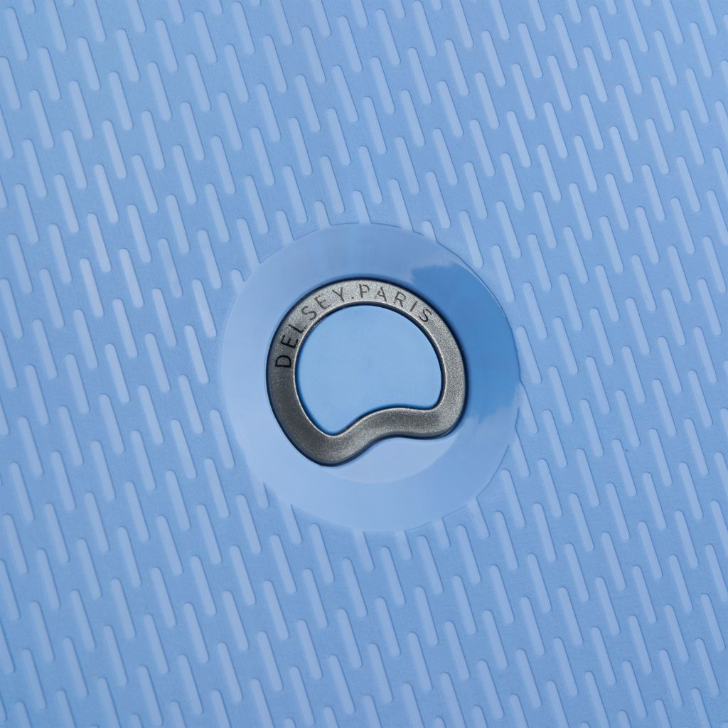 Delsey Clavel MR 76cm Medium Hardsided Spinner Luggage - Lavender Blue - Love Luggage