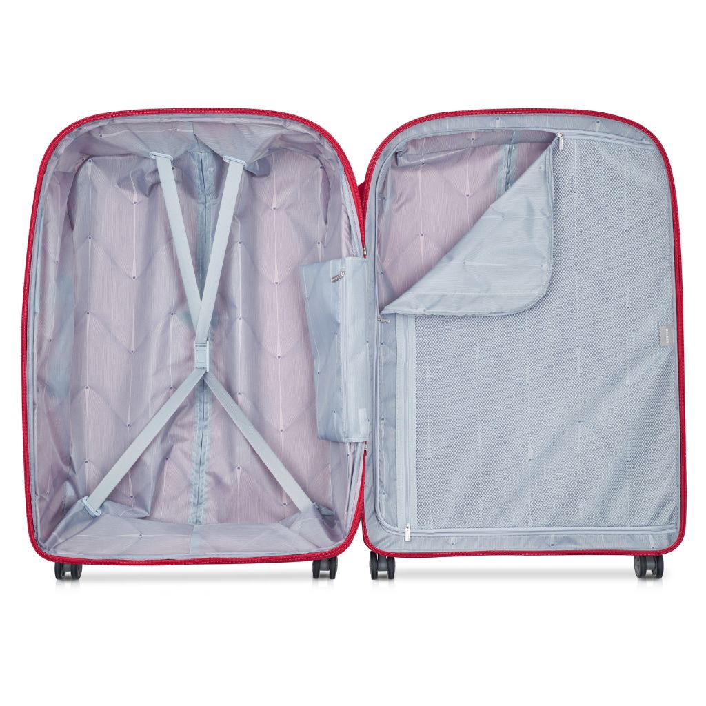 Delsey Clavel MR 76cm Medium Hardsided Spinner Luggage - Magenta - Love Luggage