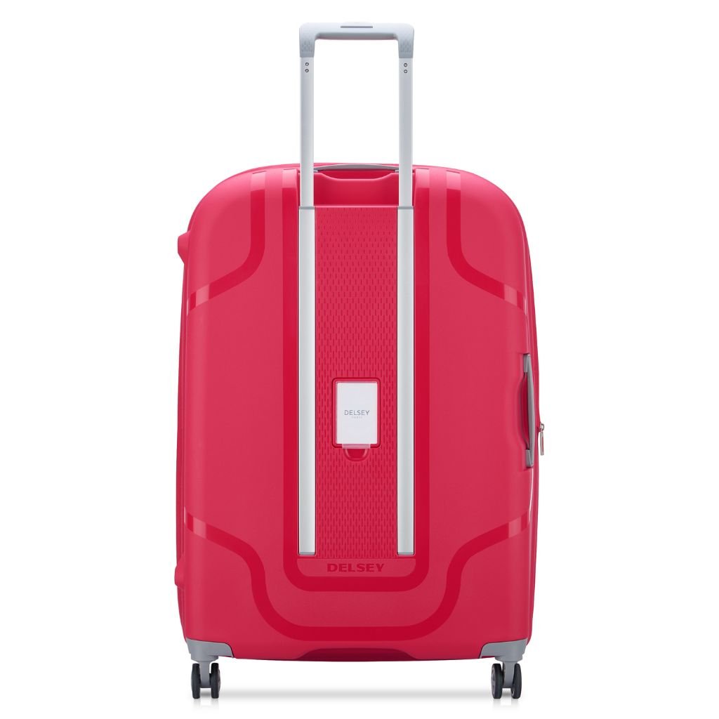 Delsey Clavel MR 76cm Medium Hardsided Spinner Luggage - Magenta - Love Luggage