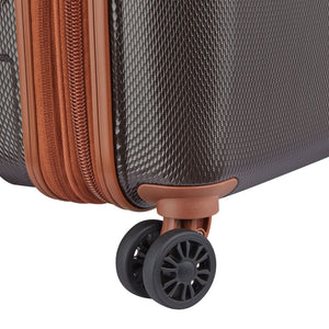 Delsey Flanerie Expandable 55cm Carry On Suitcase - Brown - Love Luggage