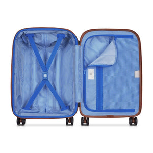 Delsey Flanerie Expandable 55cm Carry On Suitcase - Brown - Love Luggage