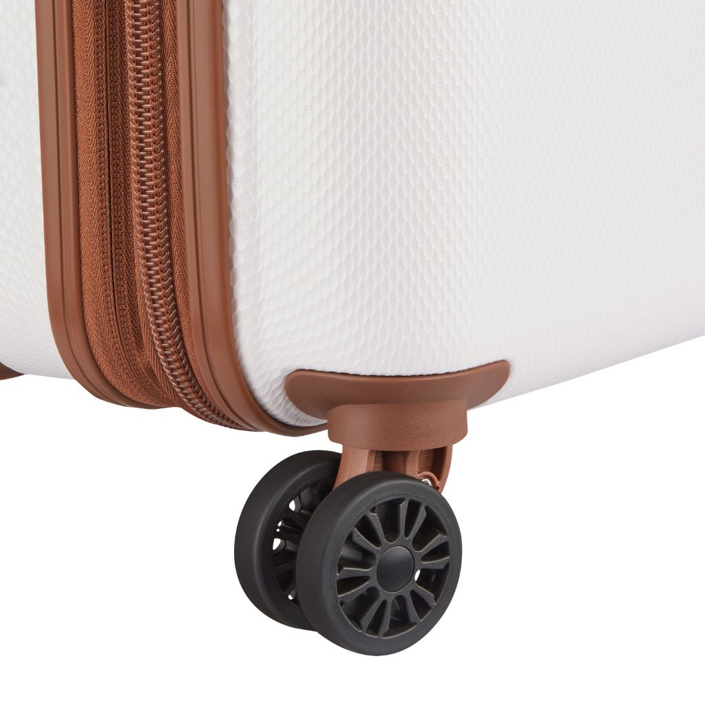 Delsey Flanerie Expandable 55cm Carry On Suitcase - Champagne - Love Luggage