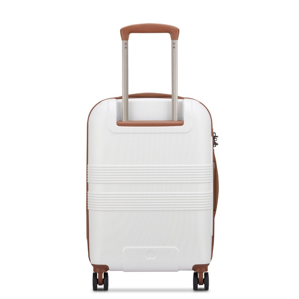 Delsey Flanerie Expandable 55cm Carry On Suitcase - Champagne - Love Luggage
