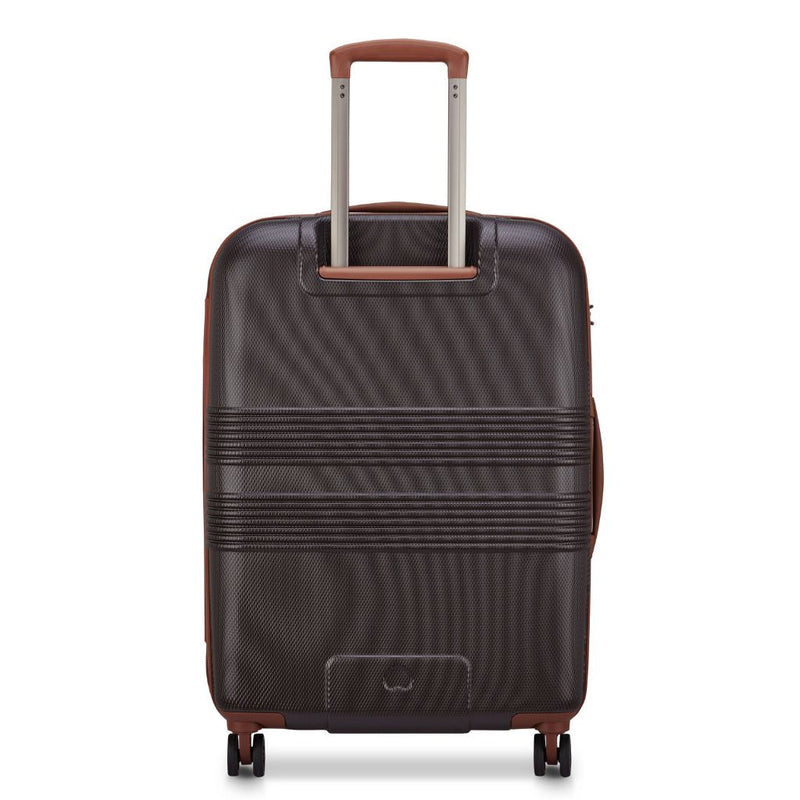 Delsey Flanerie Expandable 65cm Medium Suitcase - Brown - Love Luggage