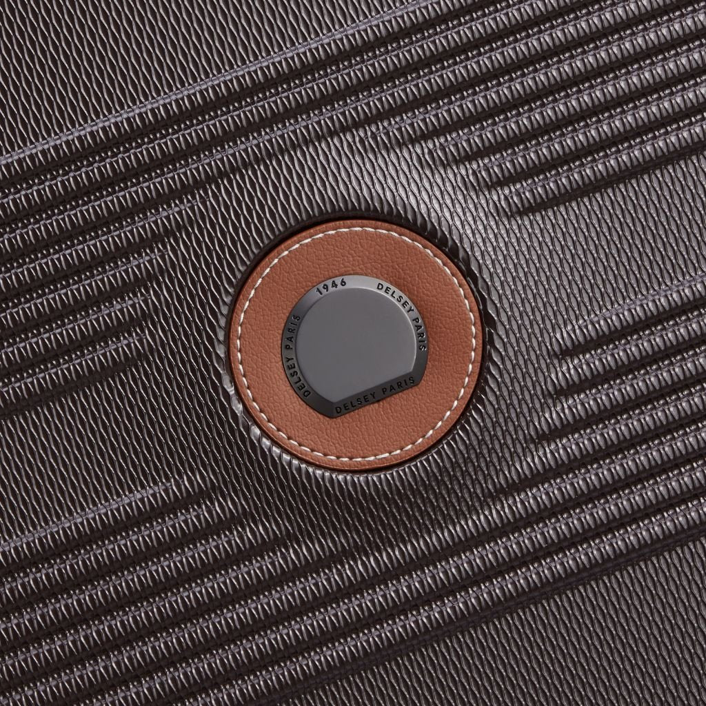 Delsey Flanerie Expandable 65cm Medium Suitcase - Brown - Love Luggage