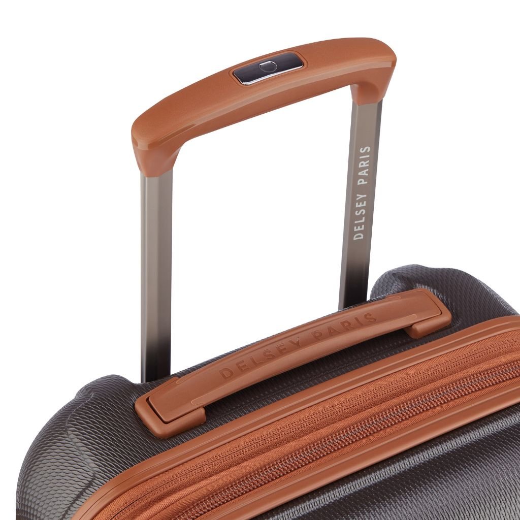 Delsey Flanerie Expandable 65cm Medium Suitcase - Brown - Love Luggage