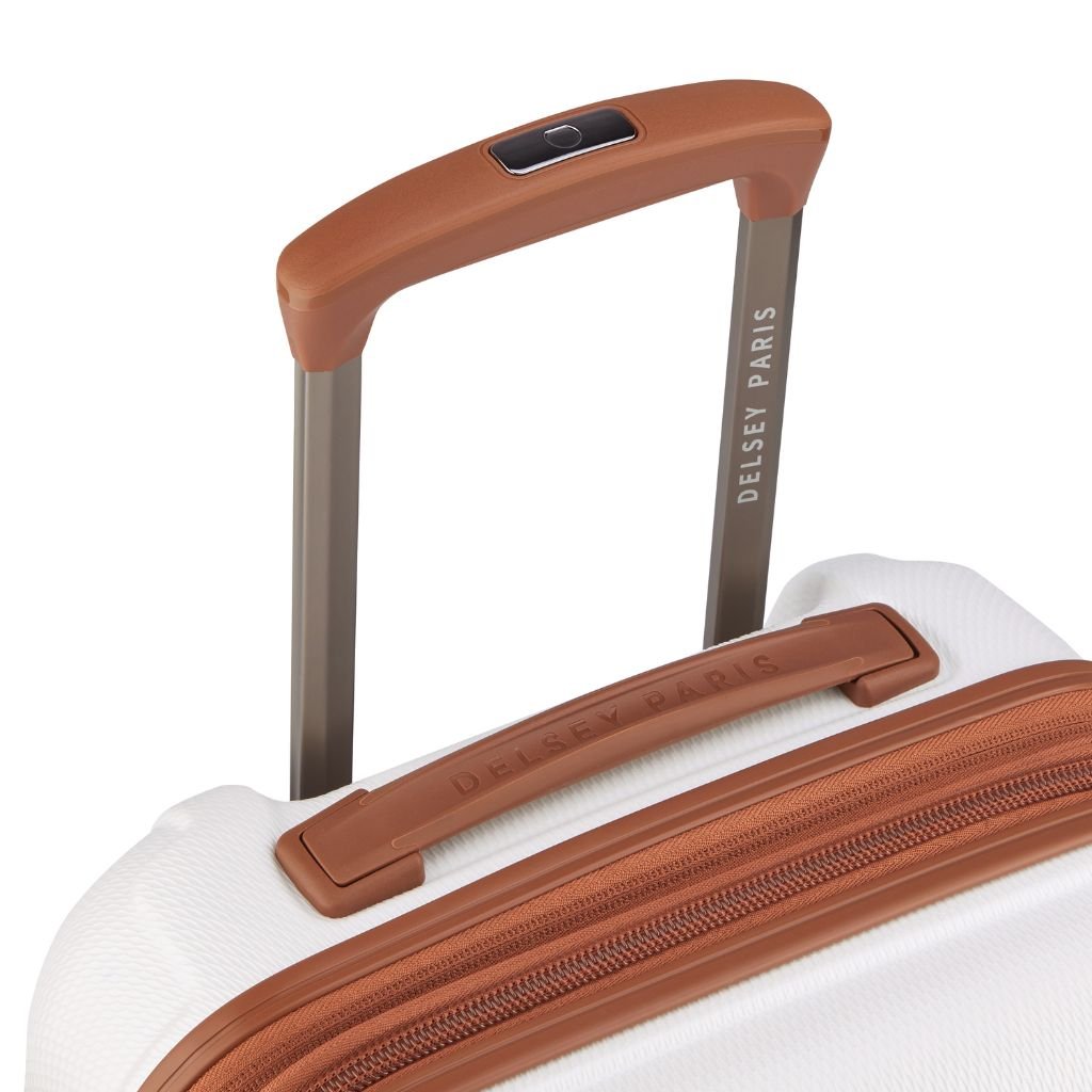 Delsey Flanerie Expandable 65cm Medium Suitcase - Champagne - Love Luggage