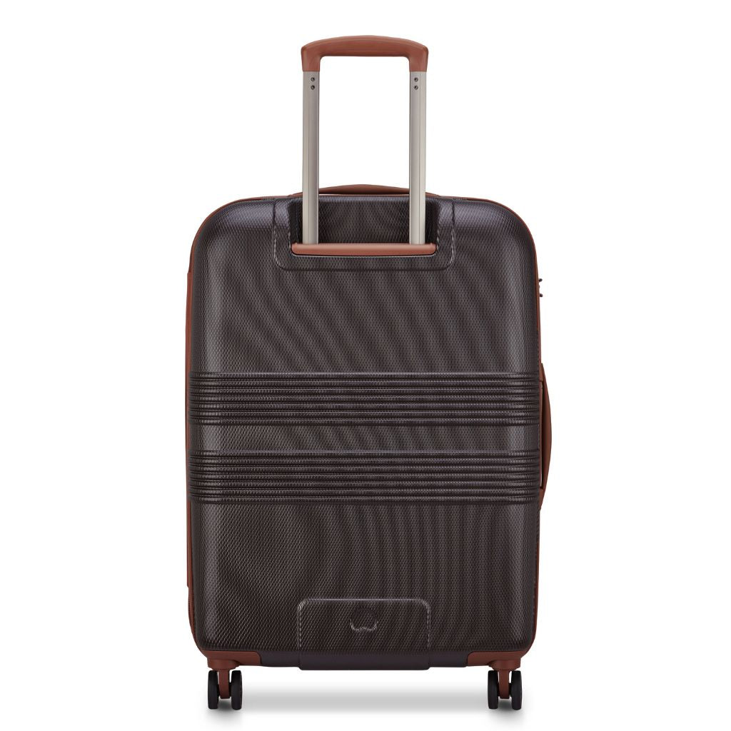 Delsey Flanerie Expandable 76cm Large Suitcase - Brown - Love Luggage