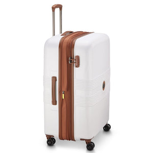 Delsey Flanerie Expandable 76cm Large Suitcase - Champagne - Love Luggage