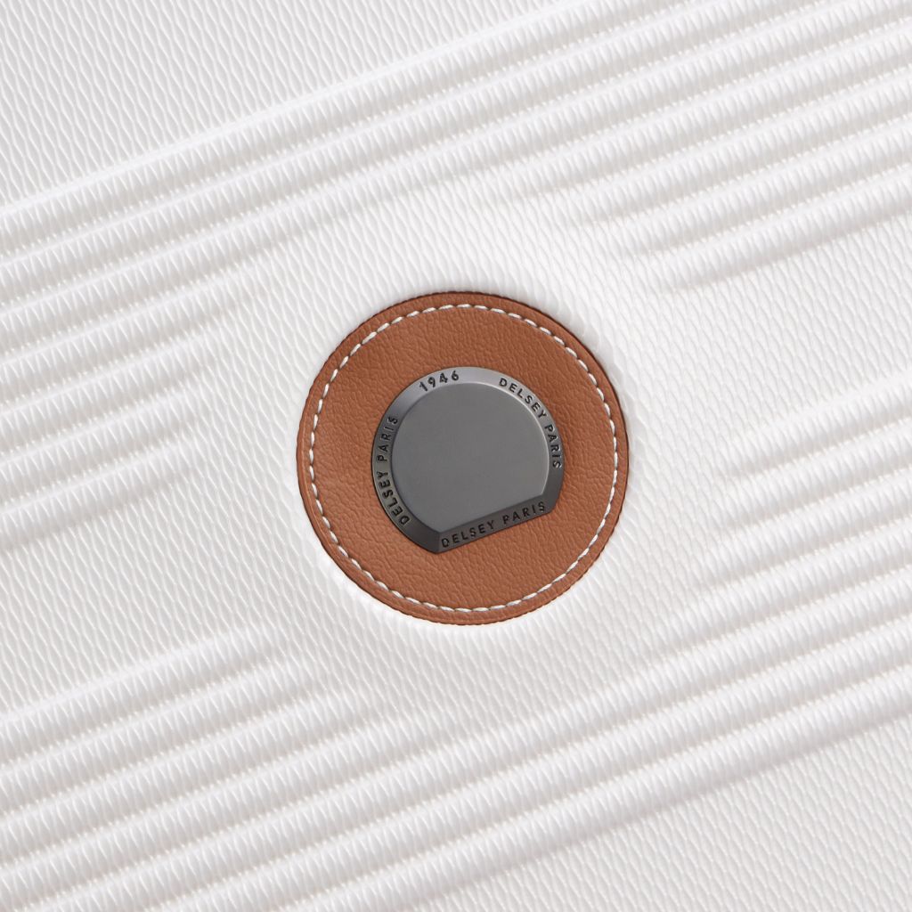 Delsey Flanerie Expandable 76cm Large Suitcase - Champagne - Love Luggage