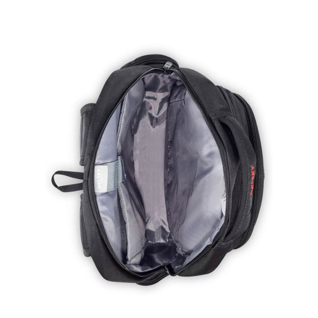 Delsey Flier 15.6" Laptop Backpack - Black - Love Luggage