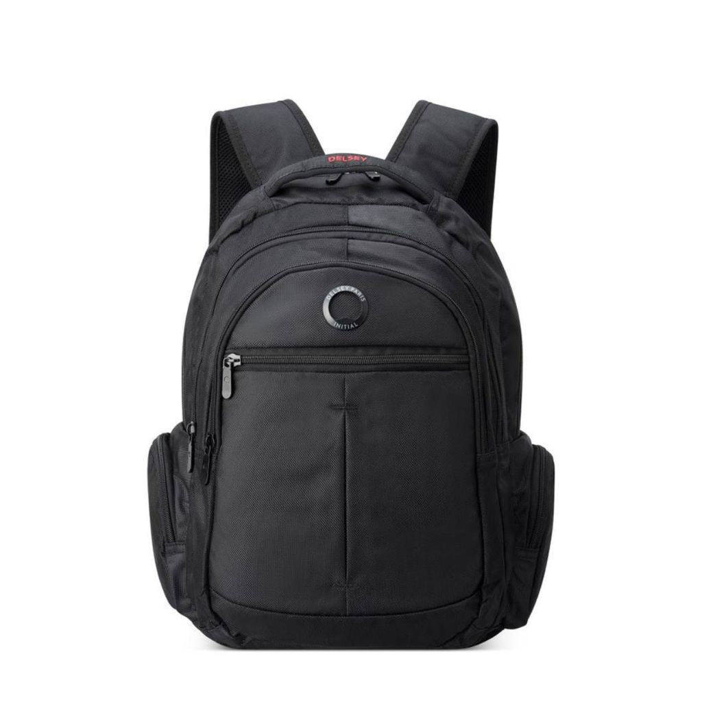 Delsey Flier 15.6" Laptop Backpack - Black - Love Luggage