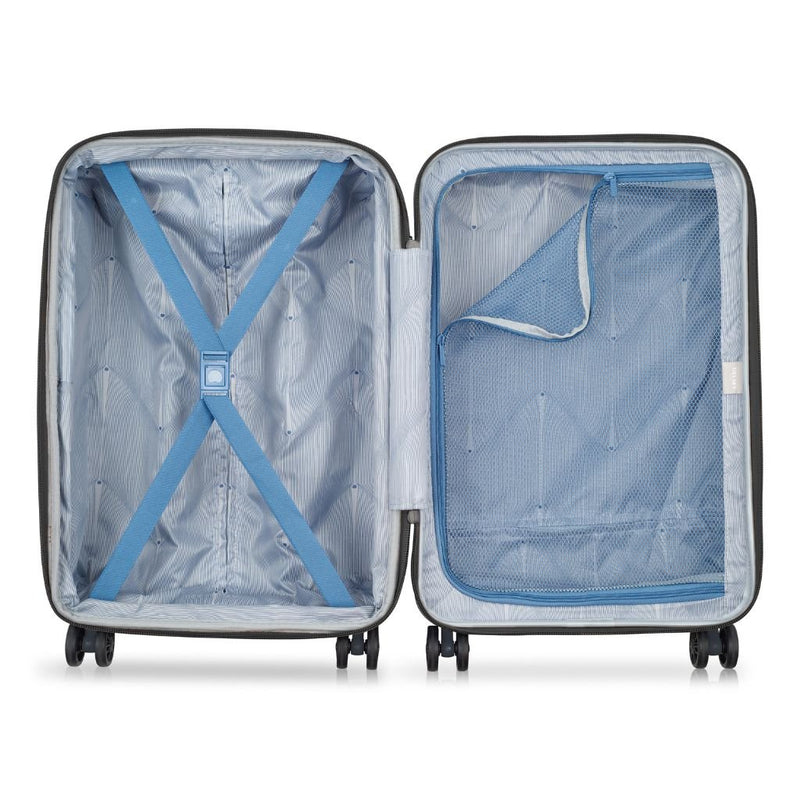 Delsey Freestyle 55cm Carry On Luggage - Anthracite - Love Luggage