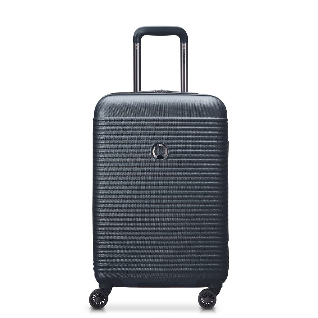Delsey Freestyle 55cm Carry On Luggage - Anthracite - Love Luggage