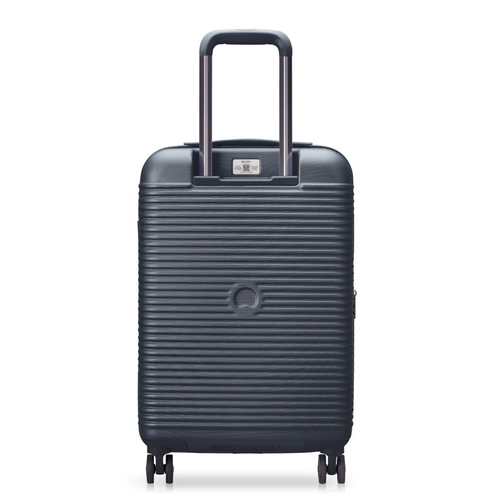 Delsey Freestyle 55cm Carry On Luggage - Anthracite - Love Luggage