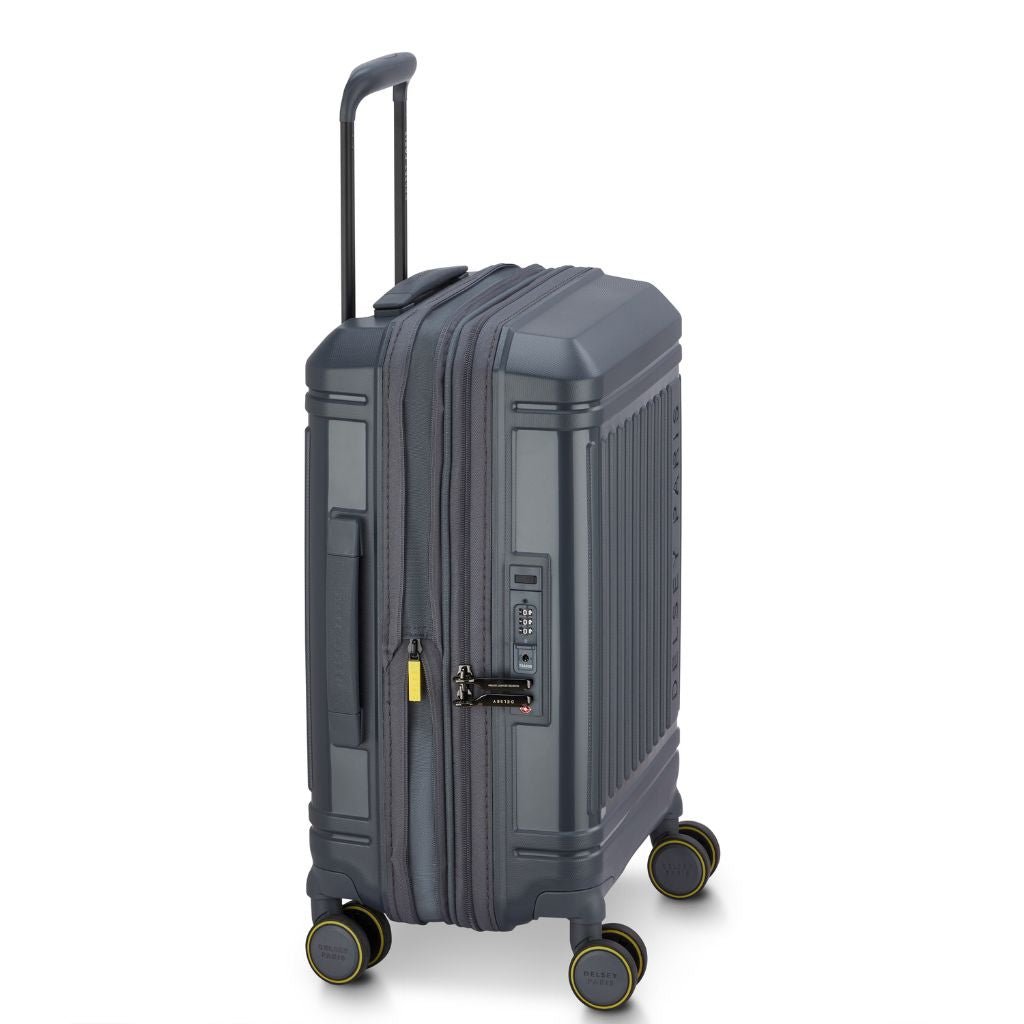 Delsey Lutece Lightweight EXP Carry On Suitcase - Anthracite - Love Luggage