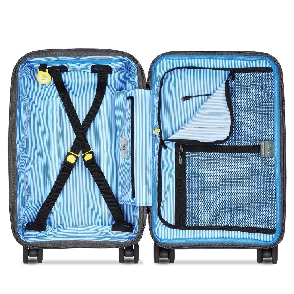 Delsey Lutece Lightweight EXP Carry On Suitcase - Anthracite - Love Luggage