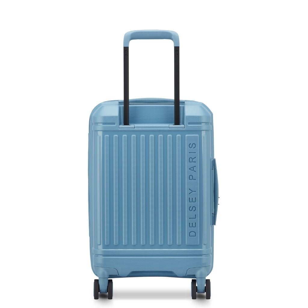 Delsey Lutece Lightweight EXP Carry On Suitcase - Blue - Love Luggage