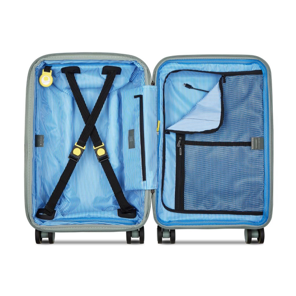 Delsey Lutece Lightweight EXP Carry On Suitcase - Green - Love Luggage