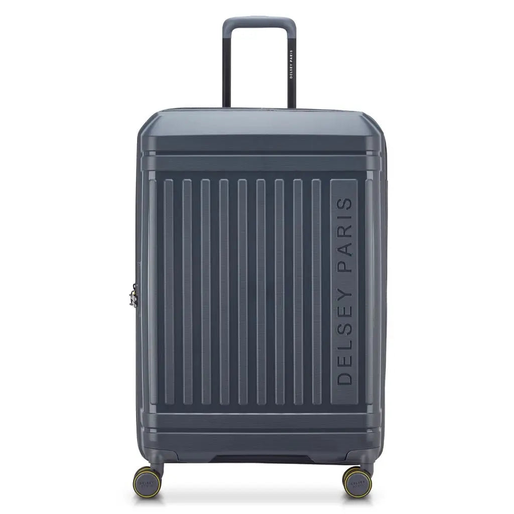 Delsey Lutece Lightweight EXP Large Suitcase - Anthracite - Love Luggage