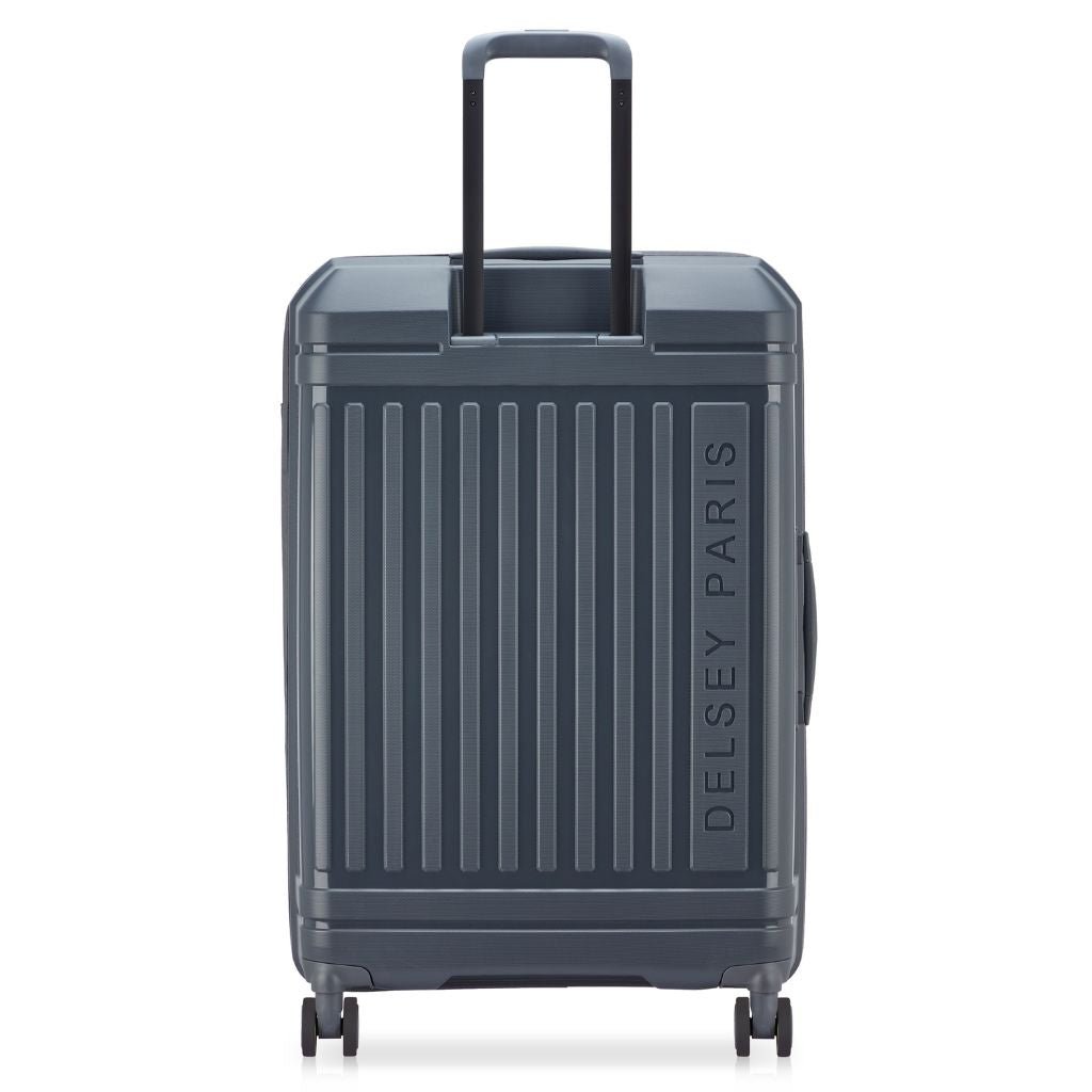 Delsey Lutece Lightweight EXP Large Suitcase - Anthracite - Love Luggage