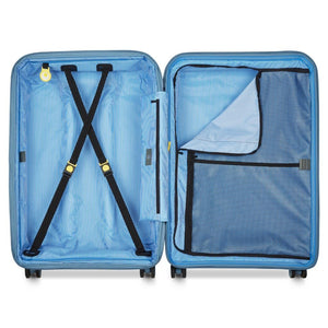 Delsey Lutece Lightweight EXP Large Suitcase - Blue - Love Luggage