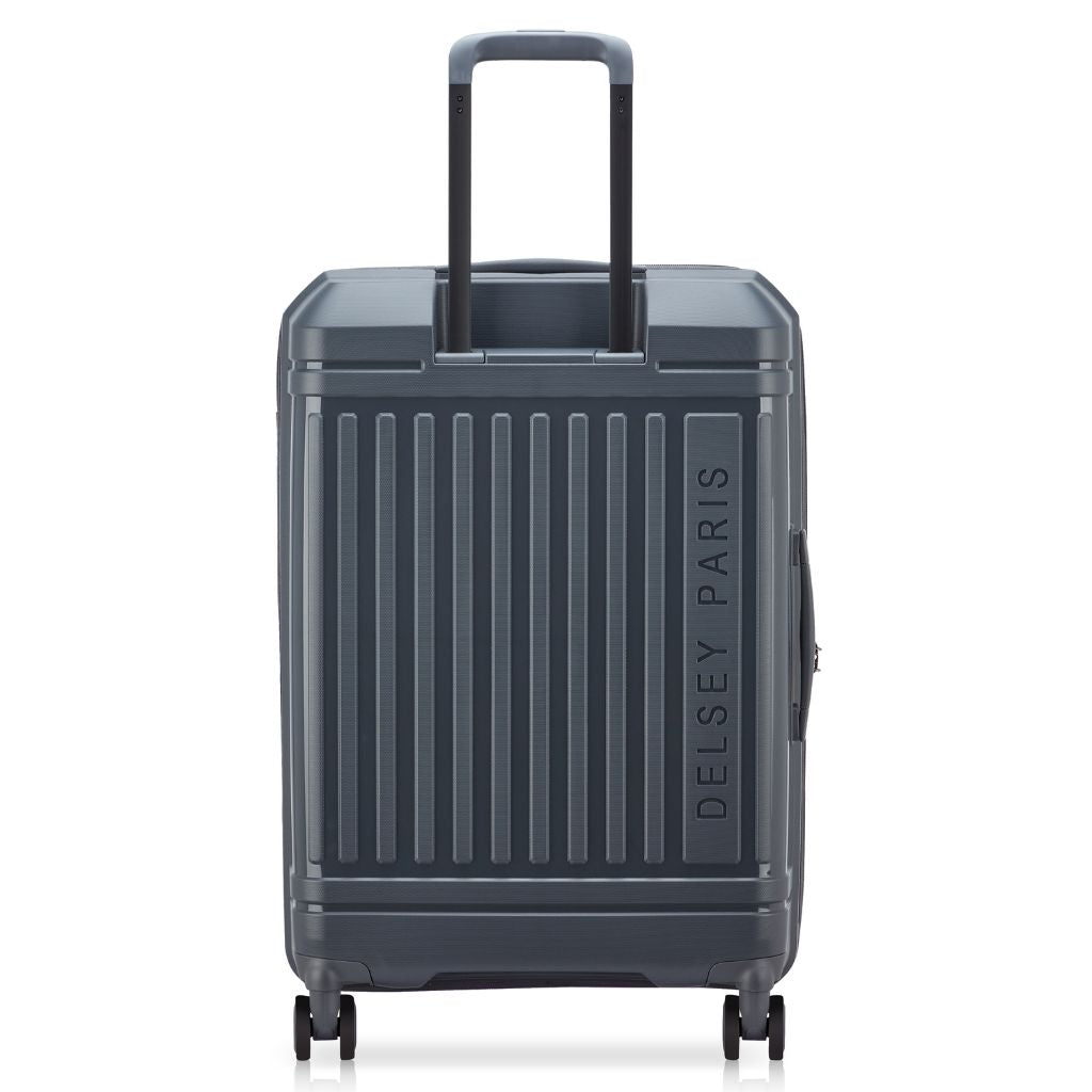 Delsey Lutece Lightweight EXP Medium Suitcase - Anthracite - Love Luggage