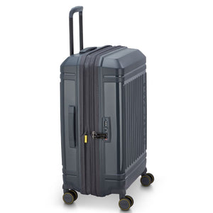 Delsey Lutece Lightweight EXP Medium Suitcase - Anthracite - Love Luggage