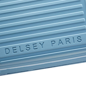 Delsey Lutece Lightweight EXP Medium Suitcase - Blue - Love Luggage