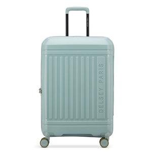 Delsey Lutece Lightweight EXP Medium Suitcase - Green - Love Luggage