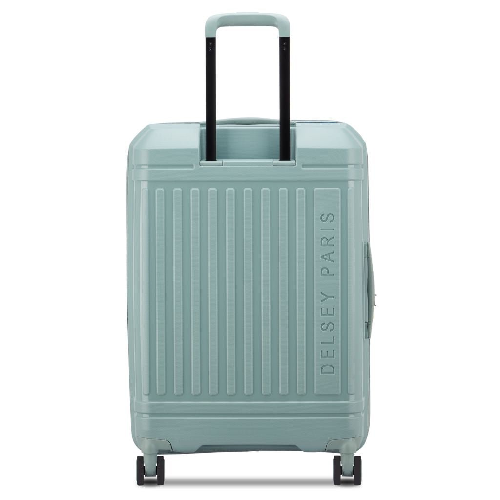 Delsey Lutece Lightweight EXP Medium Suitcase - Green - Love Luggage