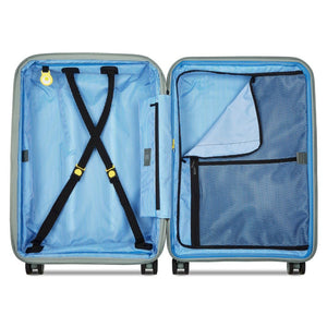 Delsey Lutece Lightweight EXP Medium Suitcase - Green - Love Luggage