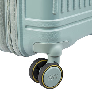 Delsey Lutece Lightweight EXP Medium Suitcase - Green - Love Luggage