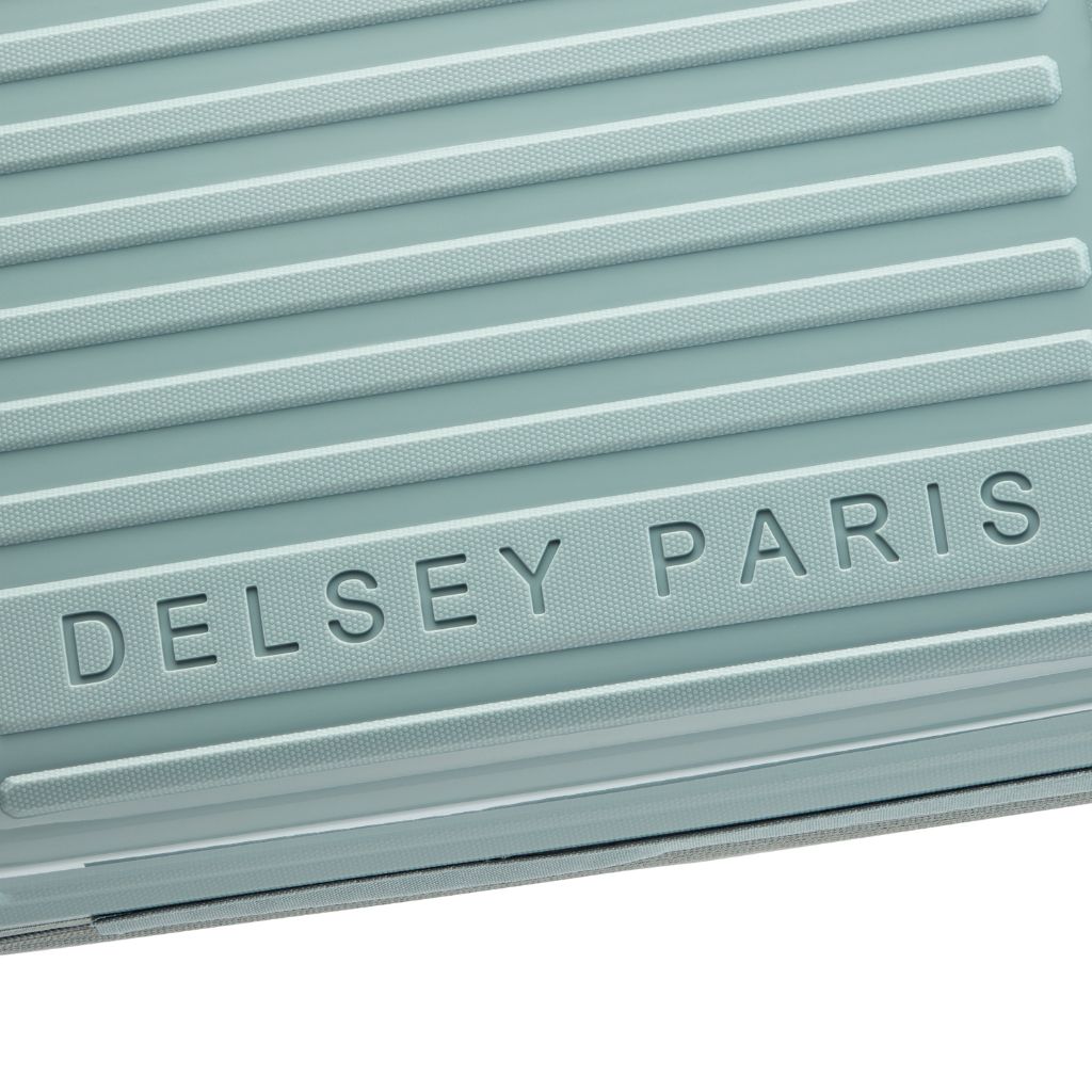 Delsey Lutece Lightweight EXP Medium Suitcase - Green - Love Luggage