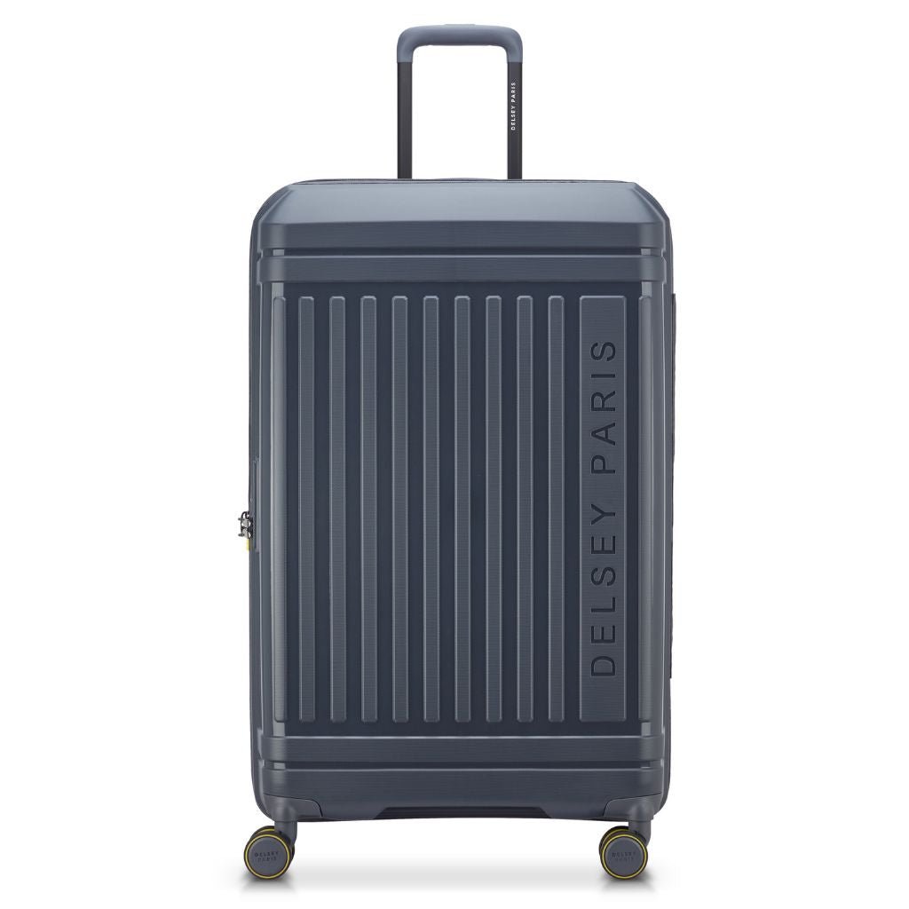 Delsey Lutece Lightweight EXP X Large Suitcase - Anthracite - Love Luggage