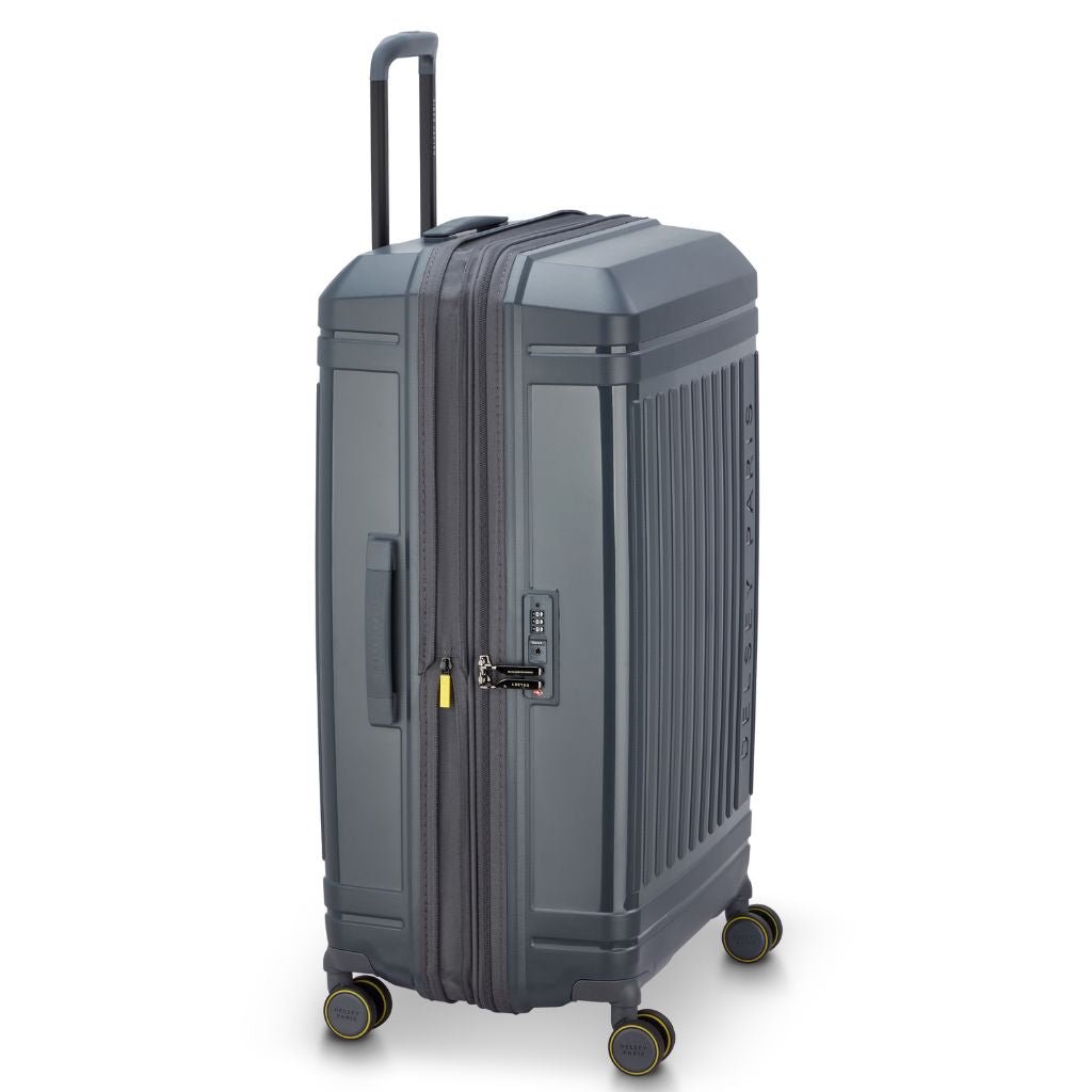 Delsey Lutece Lightweight EXP X Large Suitcase - Anthracite - Love Luggage