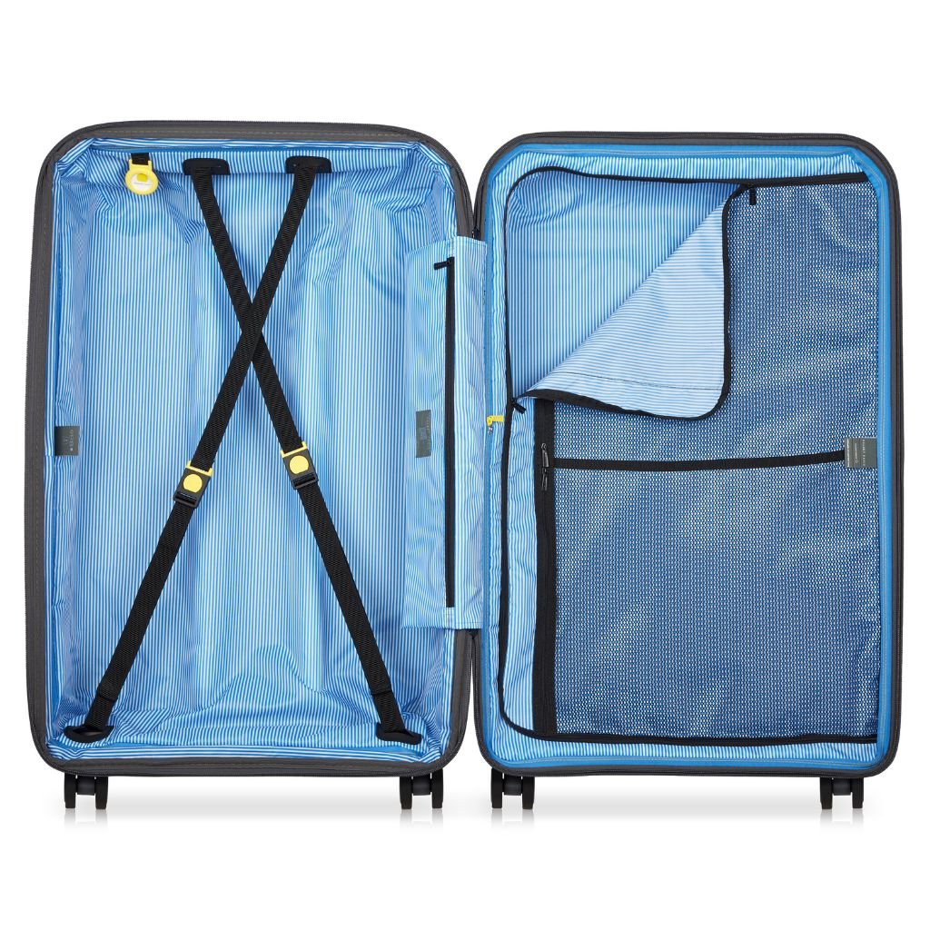 Delsey Lutece Lightweight EXP X Large Suitcase - Anthracite - Love Luggage