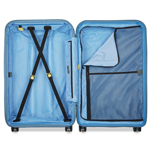Delsey Lutece Lightweight EXP X Large Suitcase - Blue - Love Luggage