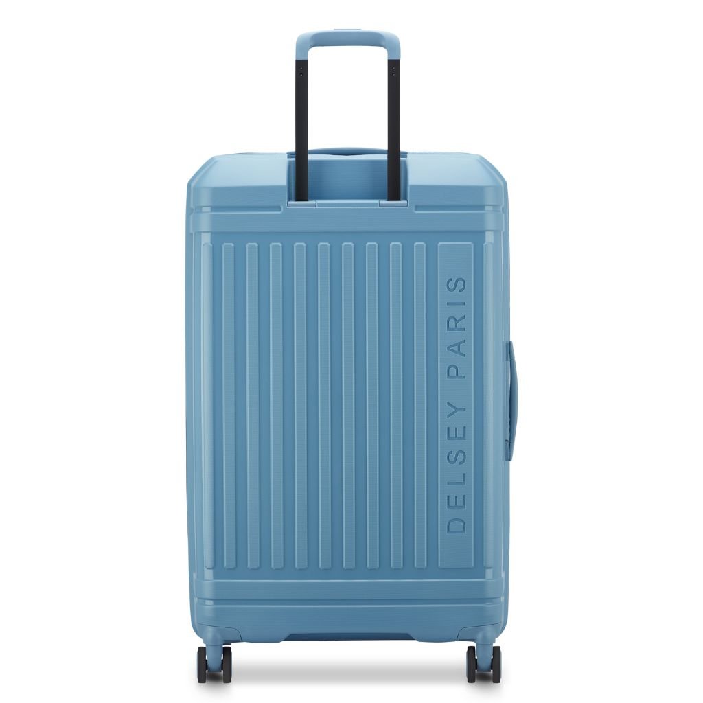 Delsey Lutece Lightweight EXP X Large Suitcase - Blue - Love Luggage