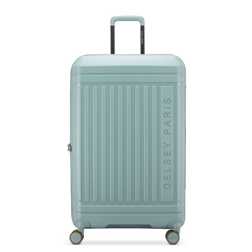 Delsey Lutece Lightweight EXP X Large Suitcase - Green - Love Luggage