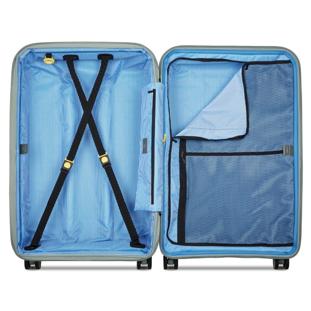 Delsey Lutece Lightweight EXP X Large Suitcase - Green - Love Luggage