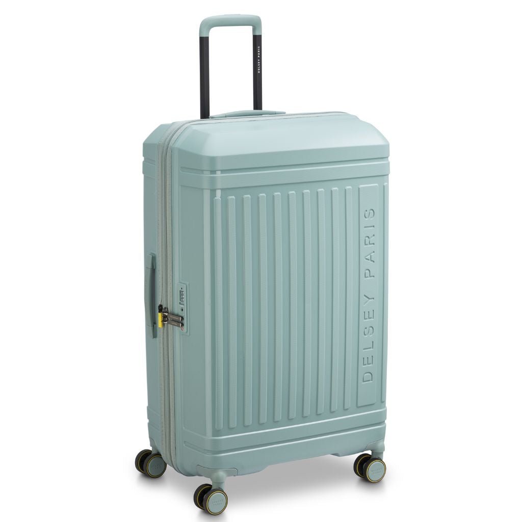 Delsey Lutece Lightweight EXP X Large Suitcase - Green - Love Luggage