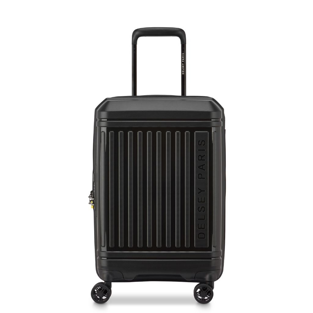 Delsey Lutece SE Lightweight EXP 2.2KG Carry On - Black - Love Luggage
