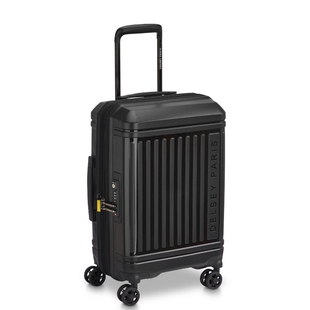Delsey Lutece SE Lightweight EXP 2.2KG Carry On - Black - Love Luggage