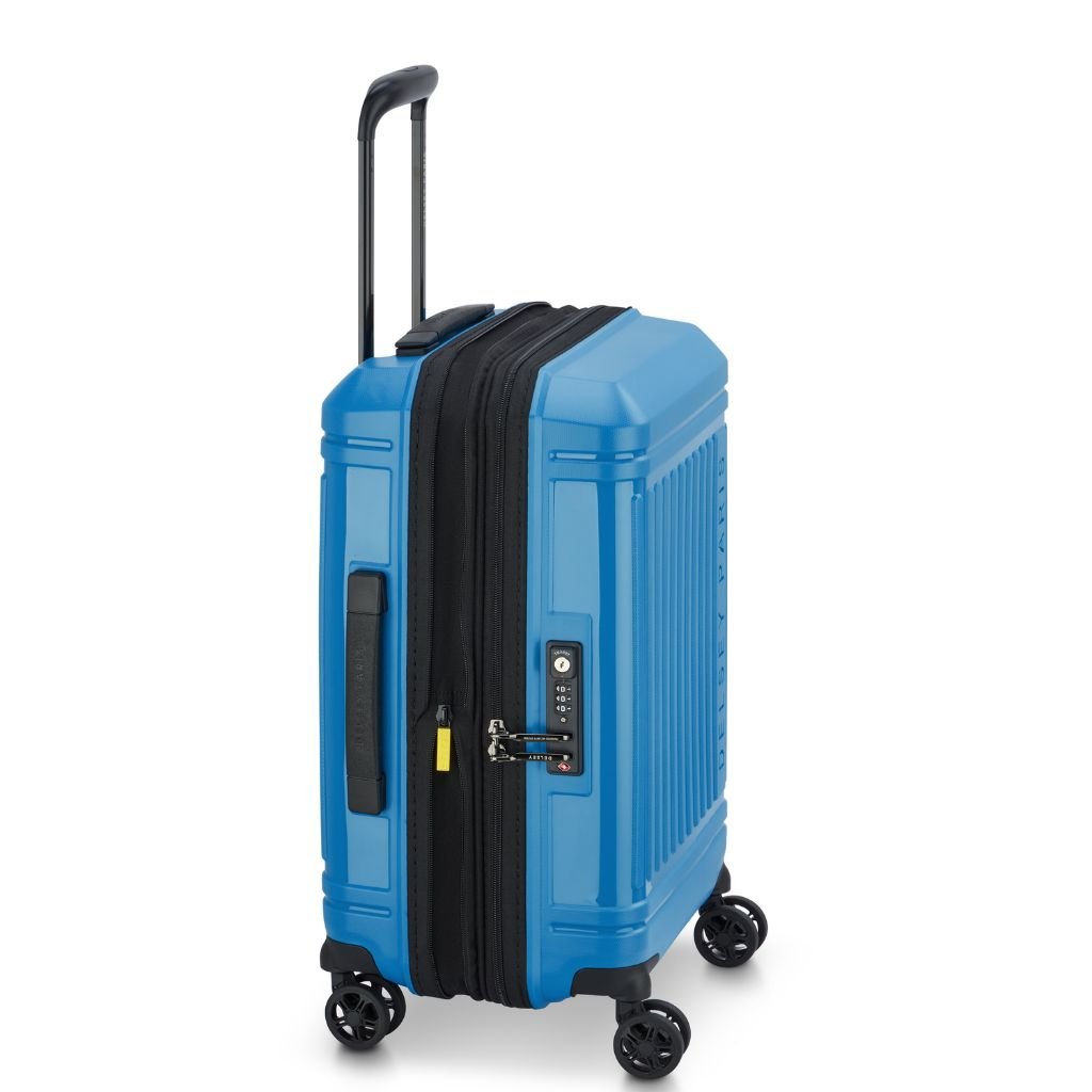 Delsey Lutece SE Lightweight EXP 2.2KG Carry On - Blue - Love Luggage