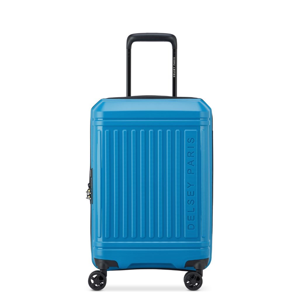 Delsey Lutece SE Lightweight EXP 2.2KG Carry On - Blue - Love Luggage