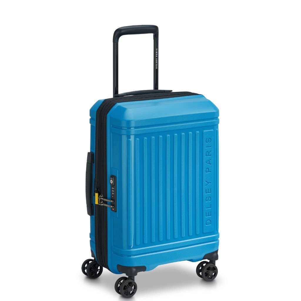Delsey Lutece SE Lightweight EXP 2.2KG Carry On - Blue - Love Luggage